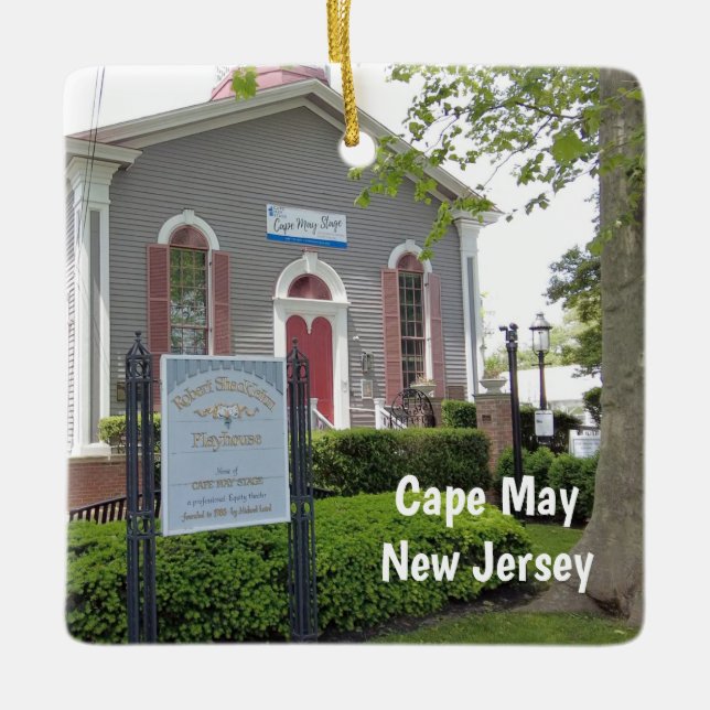 Cape May-Bühne Keramikornament (Vorderseite)