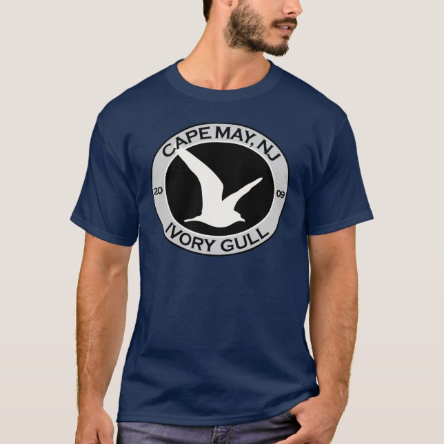 Cape May Elfenbein-Möve T-Shirt (Vorderseite)