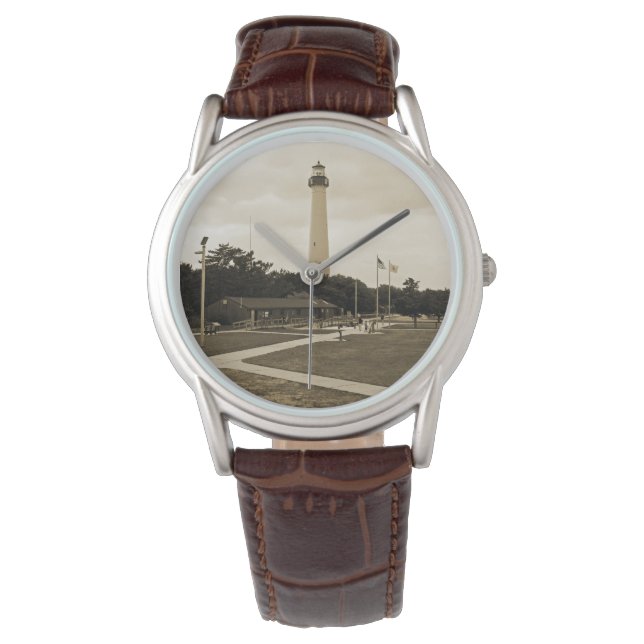 Cape May Leuchtturm Armbanduhr (Vorderseite)