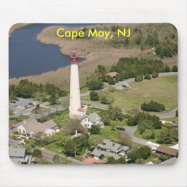 Cape May Leuchtturm, Cape May, NJ Mousepad (Vorne)