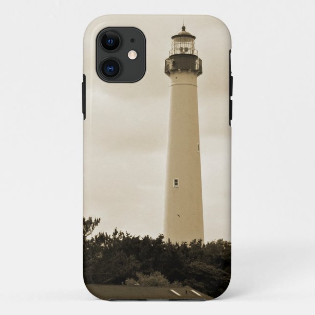 Cape May Leuchtturm Case-Mate iPhone Hülle (Rückseite)