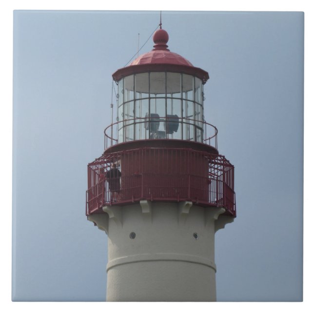 Cape May Leuchtturm Fliese (Vorderseite)
