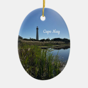 Cape May Leuchtturm-Ornament  Keramik Ornament
