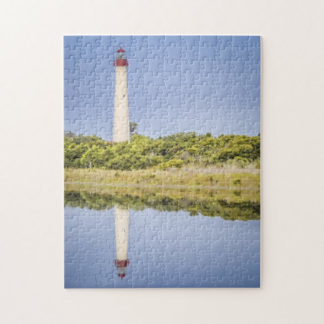 Cape May Leuchtturm-Puzzlespiel Puzzle (Vertikal)