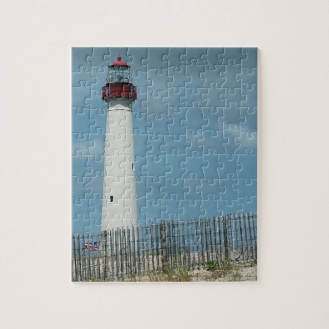 Cape May Leuchtturm-Puzzlespiel Puzzle (Vertikal)