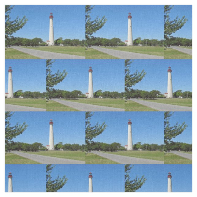 Cape May Leuchtturm Stoff (Muster)