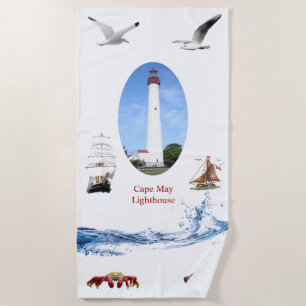 Cape May Leuchtturm Strandtuch