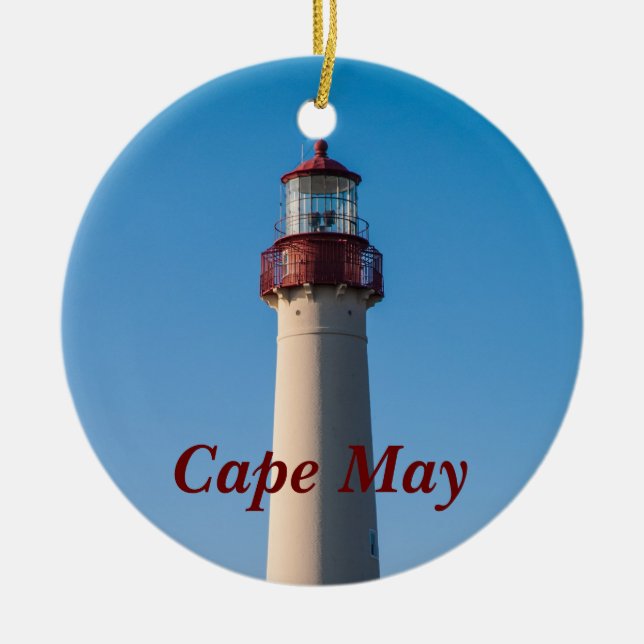 Cape May Licht Keramik Ornament (Vorne)