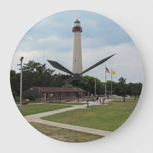 Cape May Lighhouse Große Wanduhr