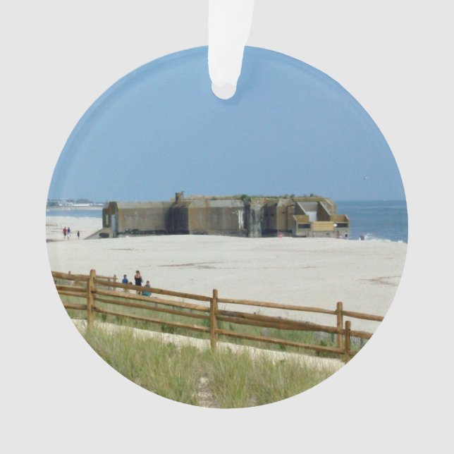 Cape May Lighthouse & Bunker Ornament (Vorderseite)
