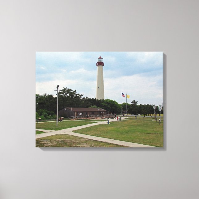 Cape May Lighthouse Leinwanddruck (Vorderseite)