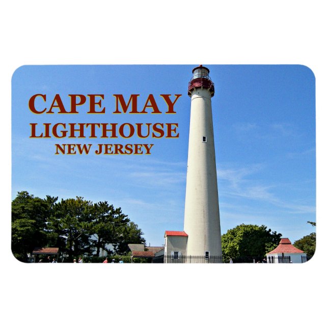 Cape May Lighthouse, New Jersey Flexi Magnet (Horizontal)