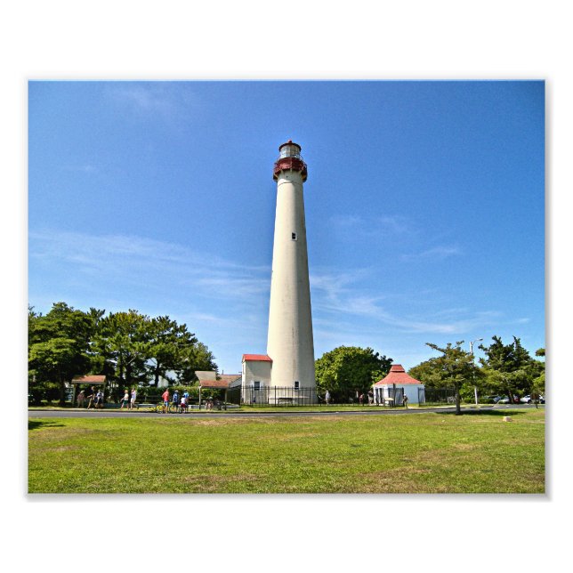 Cape May Lighthouse, New Jersey Foto Print (Vorne)