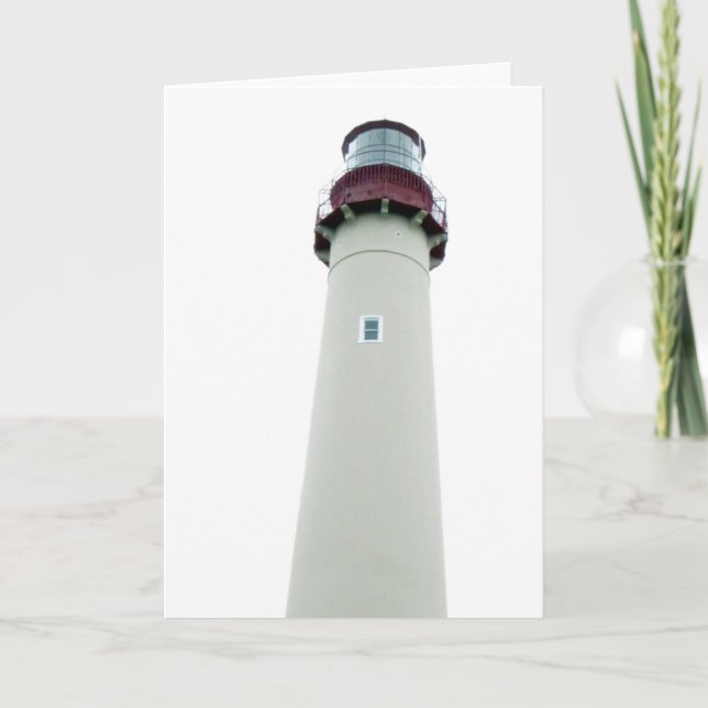 Cape May Lighthouse (New Jersey) Karte (Vorderseite)