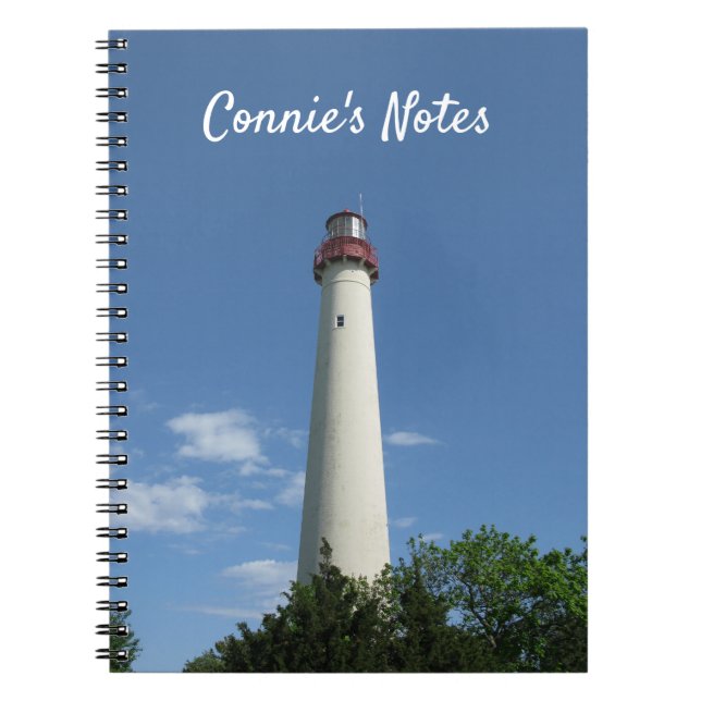 Cape May Lighthouse New Jersey Writing Journal Notizblock (Vorderseite)