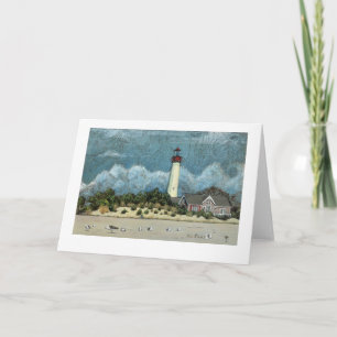 Cape May Lighthouse Painting, New Jersey Karte