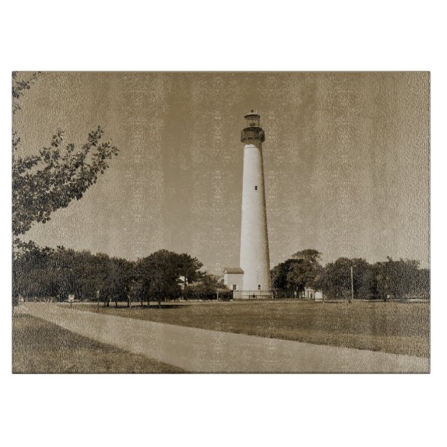 Cape May Lighthouse Schneidebrett (Vorderseite)