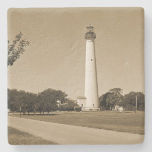 Cape May Lighthouse Steinuntersetzer