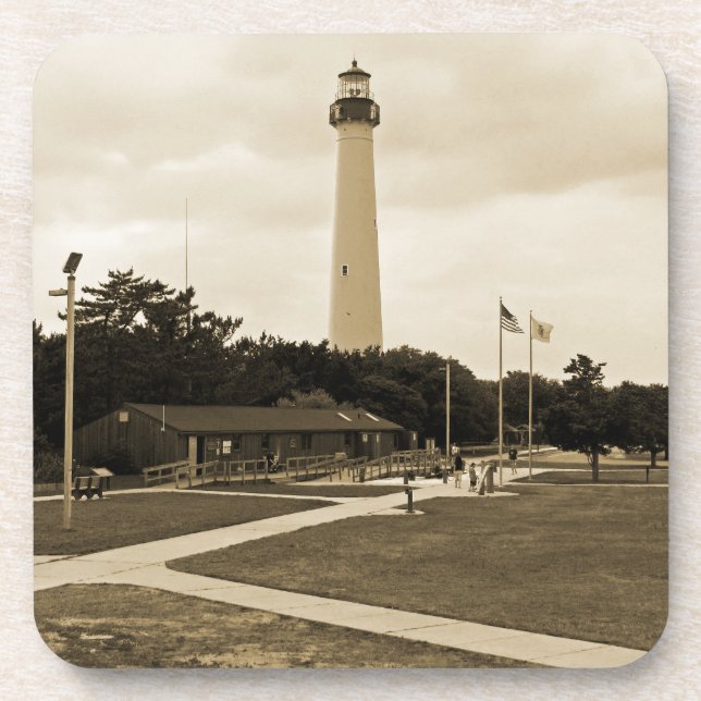 Cape May Lighthouse Untersetzer (Vorderseite)
