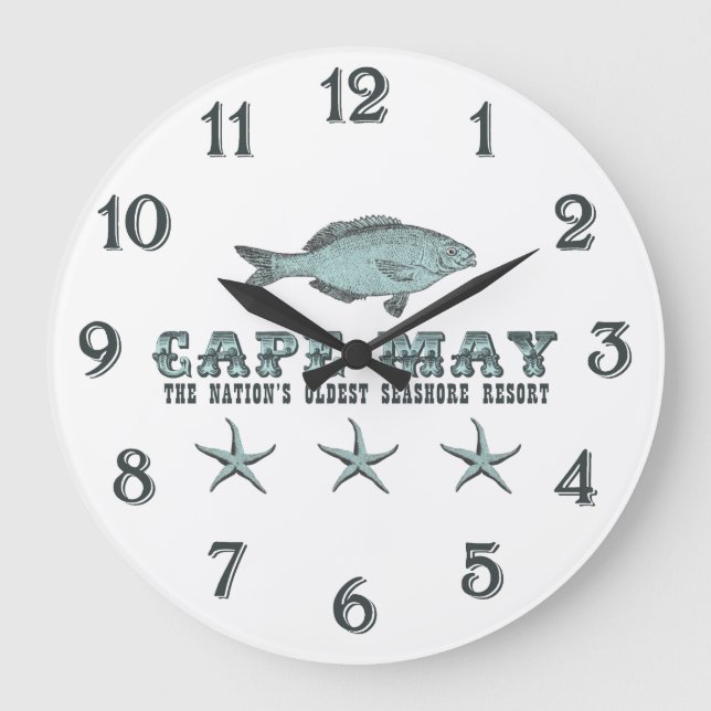 Cape May Nation's älteste Seashore Resort Uhr (Vorderseite)