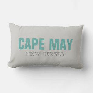 Cape May New Jersey Beach Throw Kissen