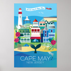 Cape May, New Jersey Druck Poster