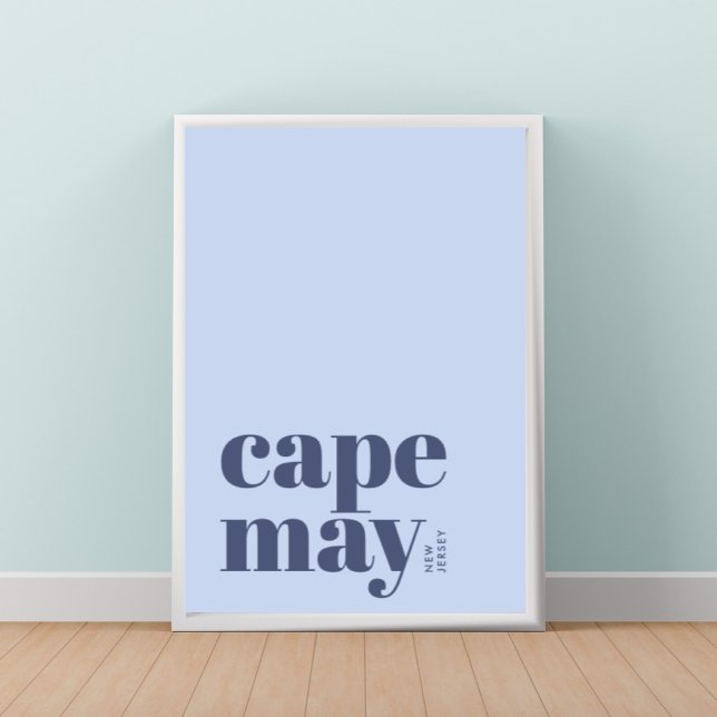 Cape May New Jersey moderne Stadt Poster (Von Creator hochgeladen)