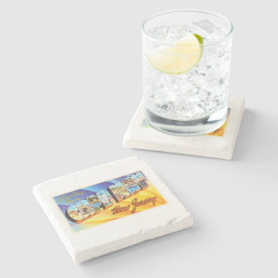 Cape May New Jersey NJ Vintage Travel Postcard- Steinuntersetzer