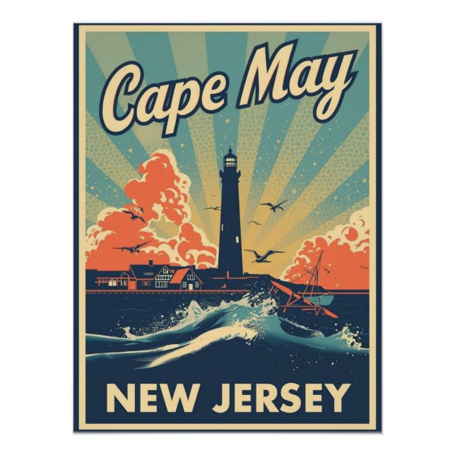 Cape May, New Jersey Poster (Vorderseite)