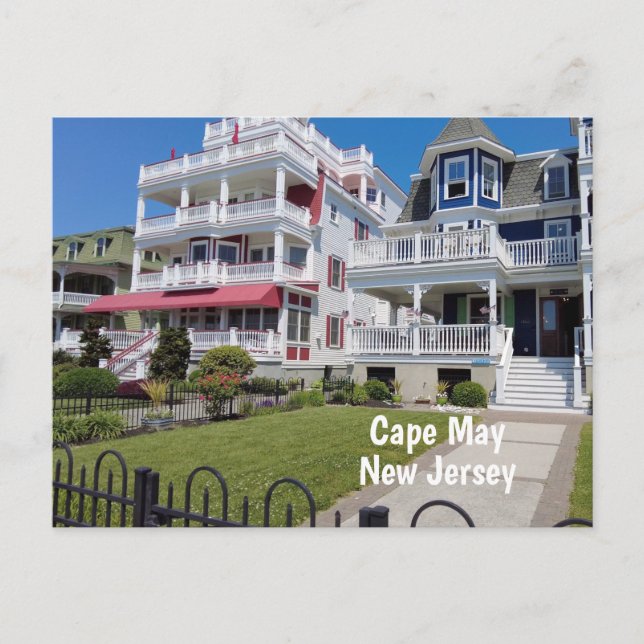 Cape May New Jersey Postkarte (Vorderseite)