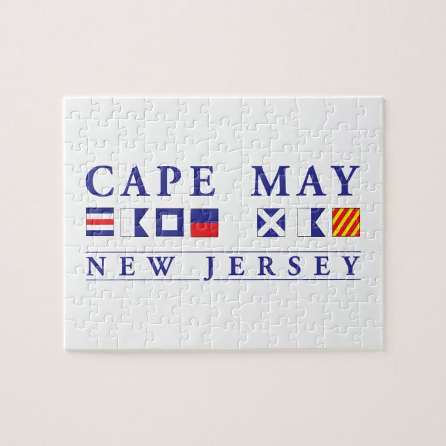 Cape May New Jersey Puzzle (Horizontal)