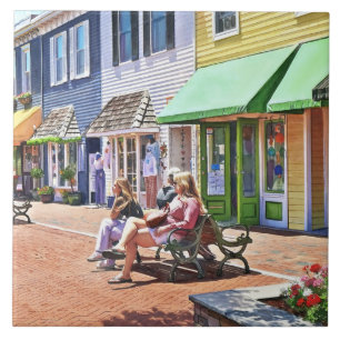 Cape May NJ - Ein angenehmer Nachmittag im Einkauf Fliese
