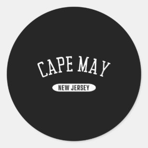 Cape May Nj Klick Cape May New Jersey Runder Aufkleber