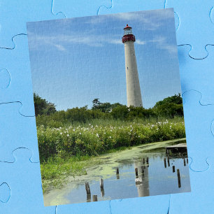 Cape May NJ Lighthouse Foto, Familiennacht, Cool, Puzzle
