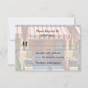 Cape May NJ - Veranda mit Korbsessel RSVP Karte