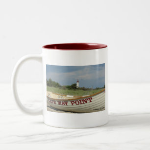 Cape May Punkt-Tasse Zweifarbige Tasse