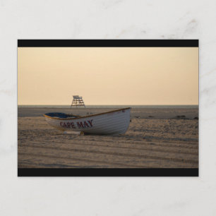 Cape May Rettungsboot Postkarte
