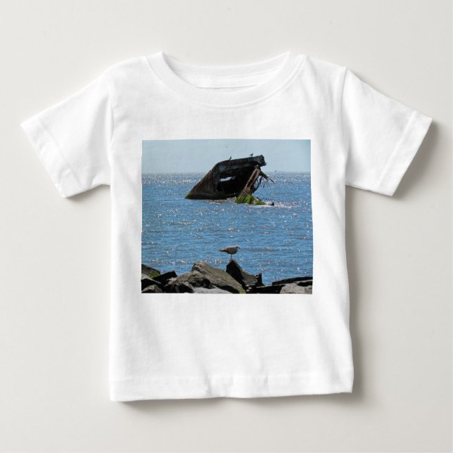 Cape May Shipwreck Baby T-shirt (Vorderseite)