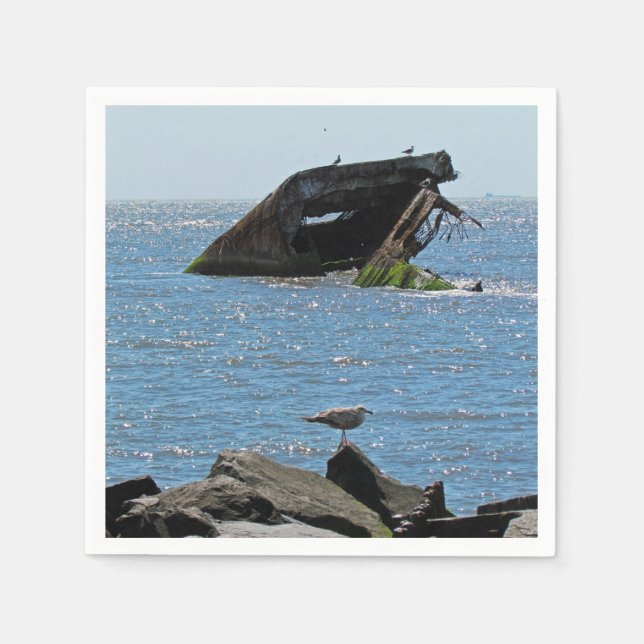 Cape May Shipwreck Serviette (Vorderseite)