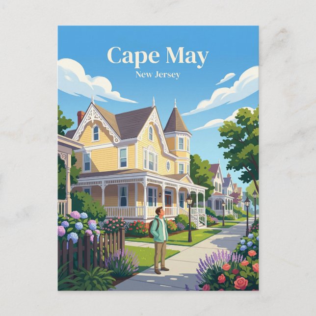 Cape May USA Postkarte (Vorderseite)