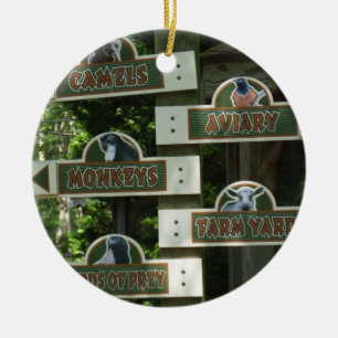 Cape May Zoo-Weihnachtsverzierung Keramikornament