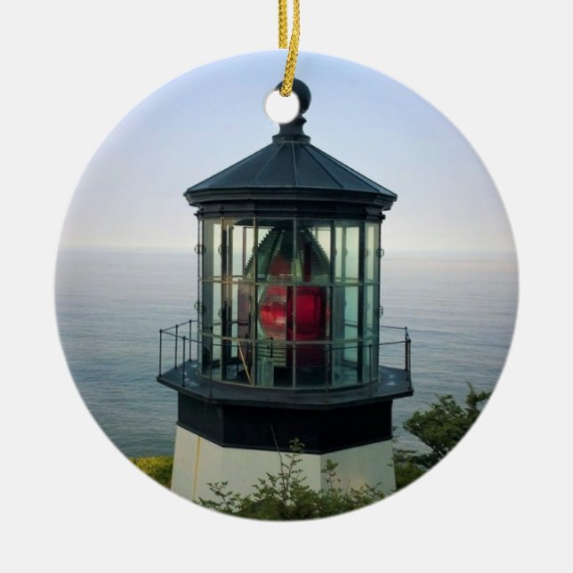 Cape Meares Lighthouse, OR Keramik Ornament (Vorne)