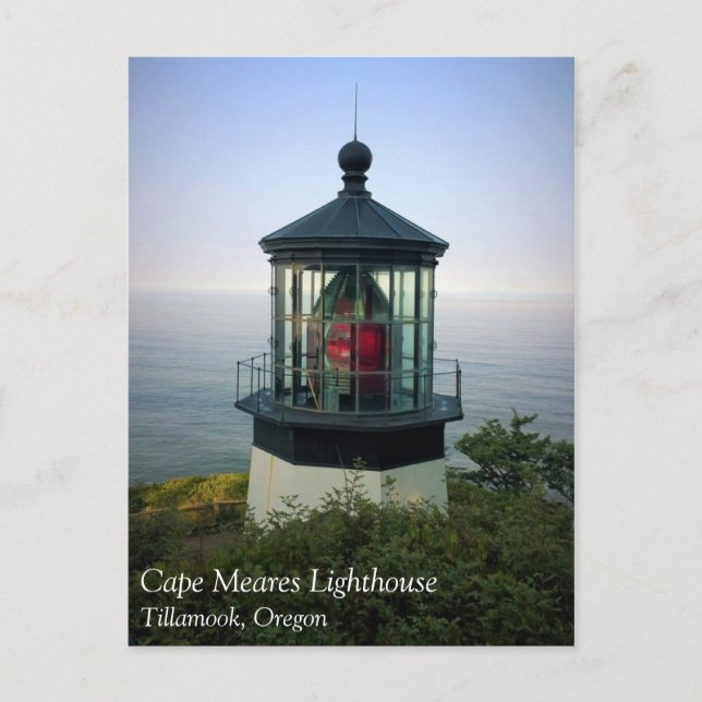 Cape Meares Lighthouse, OR Postkarte (Vorderseite)