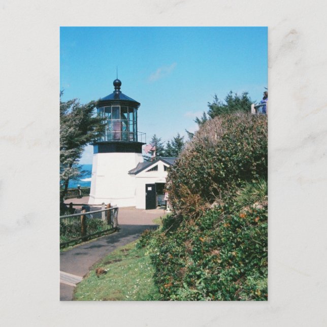 Cape Meares Lighthouse, Oregon Postkarte (Vorderseite)