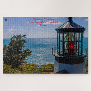 Cape Mears Leuchtturm Oregon.  Puzzle
