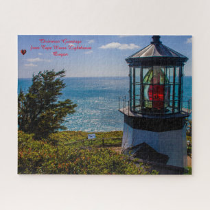 Cape Mears Lighthouse Oregon. Jigsaw Puzzle