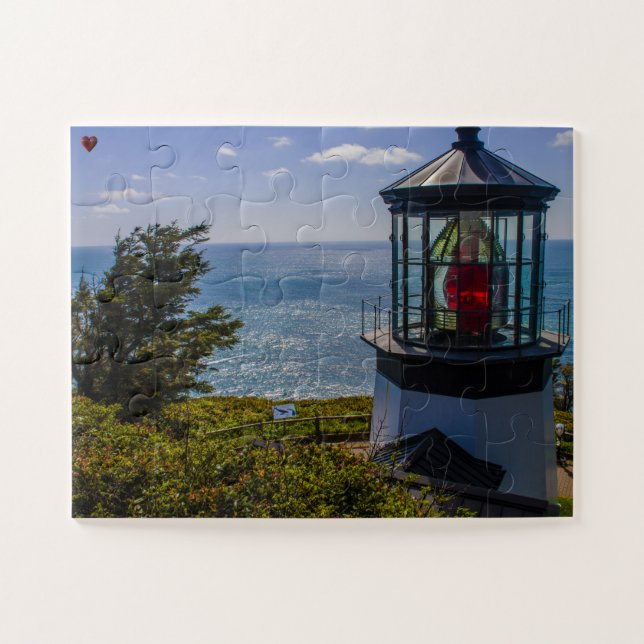 Cape Mears Lighthouse Oregon. Puzzle (Horizontal)