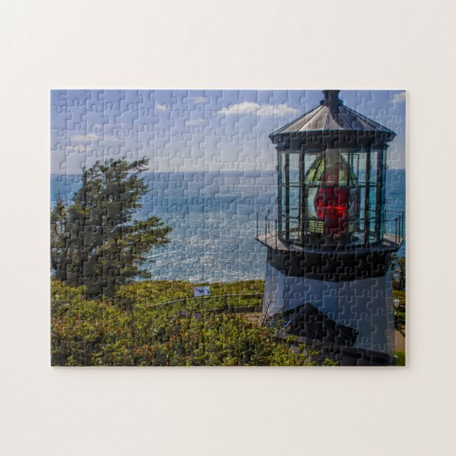 Cape Mears Lighthouse Oregon. Puzzle (Horizontal)