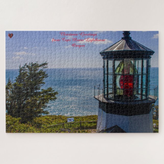 Cape Mears Lighthouse Oregon. Puzzle (Horizontal)