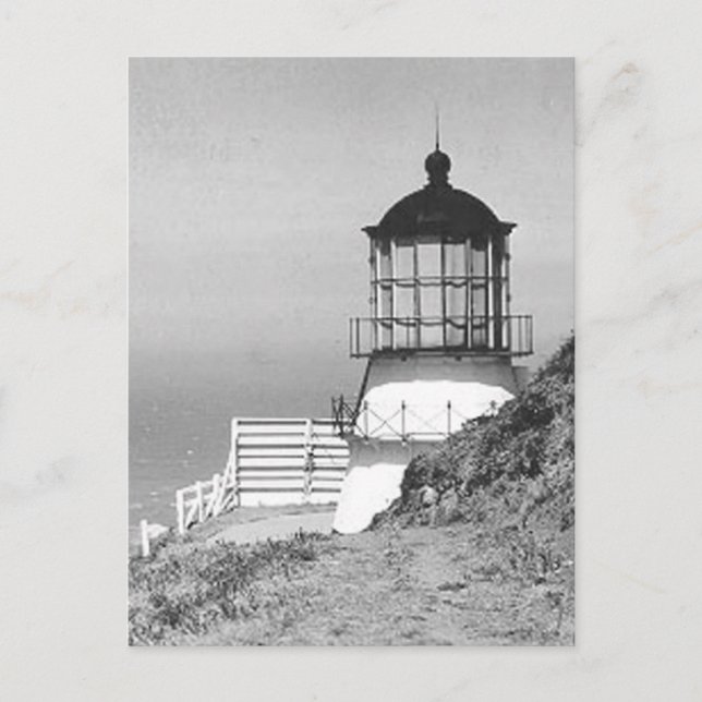 Cape Mendocino Leuchtturm Postkarte (Vorderseite)